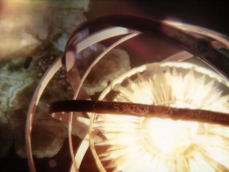 Screenshot featuring astrolabe from the opening sequence of HBO’s Game of Thrones