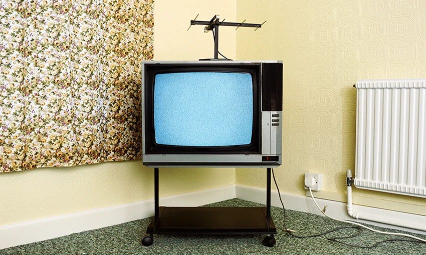 Linear TV showing nothing (Image: Archi Banal) 
