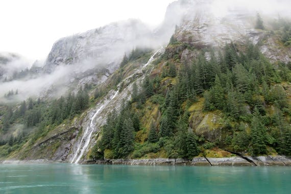 Waterfalls Alaska Nature Photograph Endicott Arm Fjord - Etsy