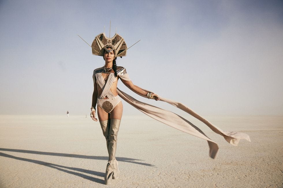 The Most Insane Fashion Looks from Burning Man 2018