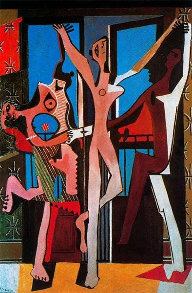 The dance, 1925 - Pablo Picasso - WikiArt.org