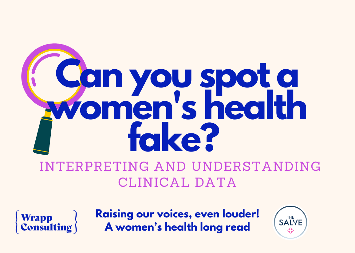 Can you spot a women's health fake? Interpreting and understanding clinical data promotional banner