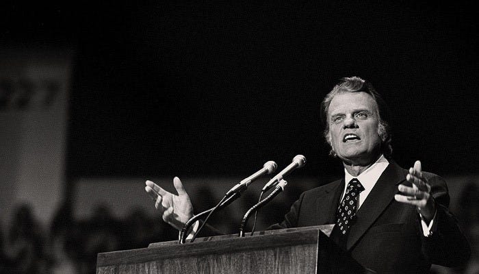 La revedere, Billy Graham