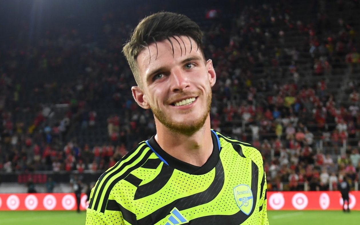 Arsenal v MLS All-Stars: Declan Rice gives Arsenal a first taste of the  future