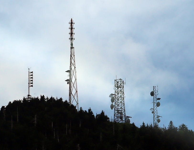 WMIT (FM), Black Mountain North Carolina COGWHEEL(r) FM Antenna -  Electronics Research, Inc.