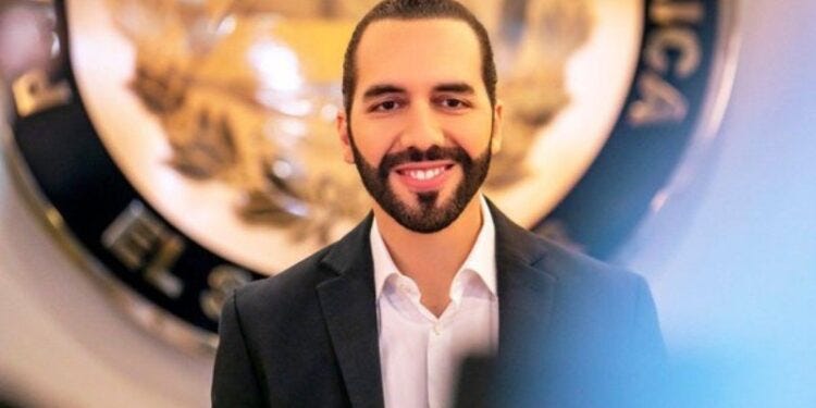 El presidente de El Salvador, Nayib Bukele.