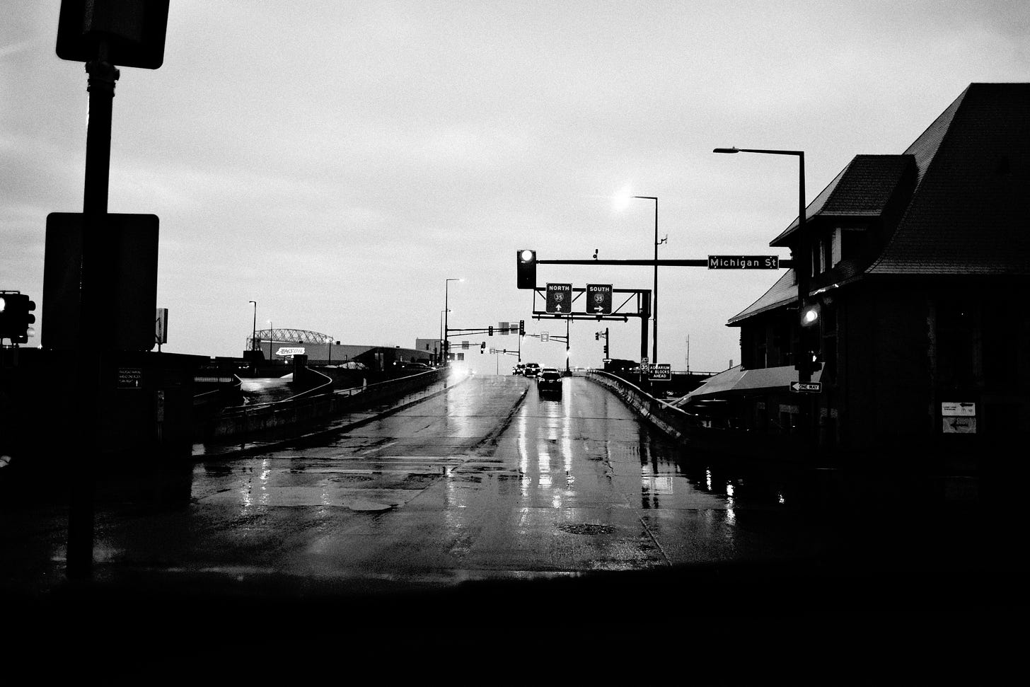Street in the Rain