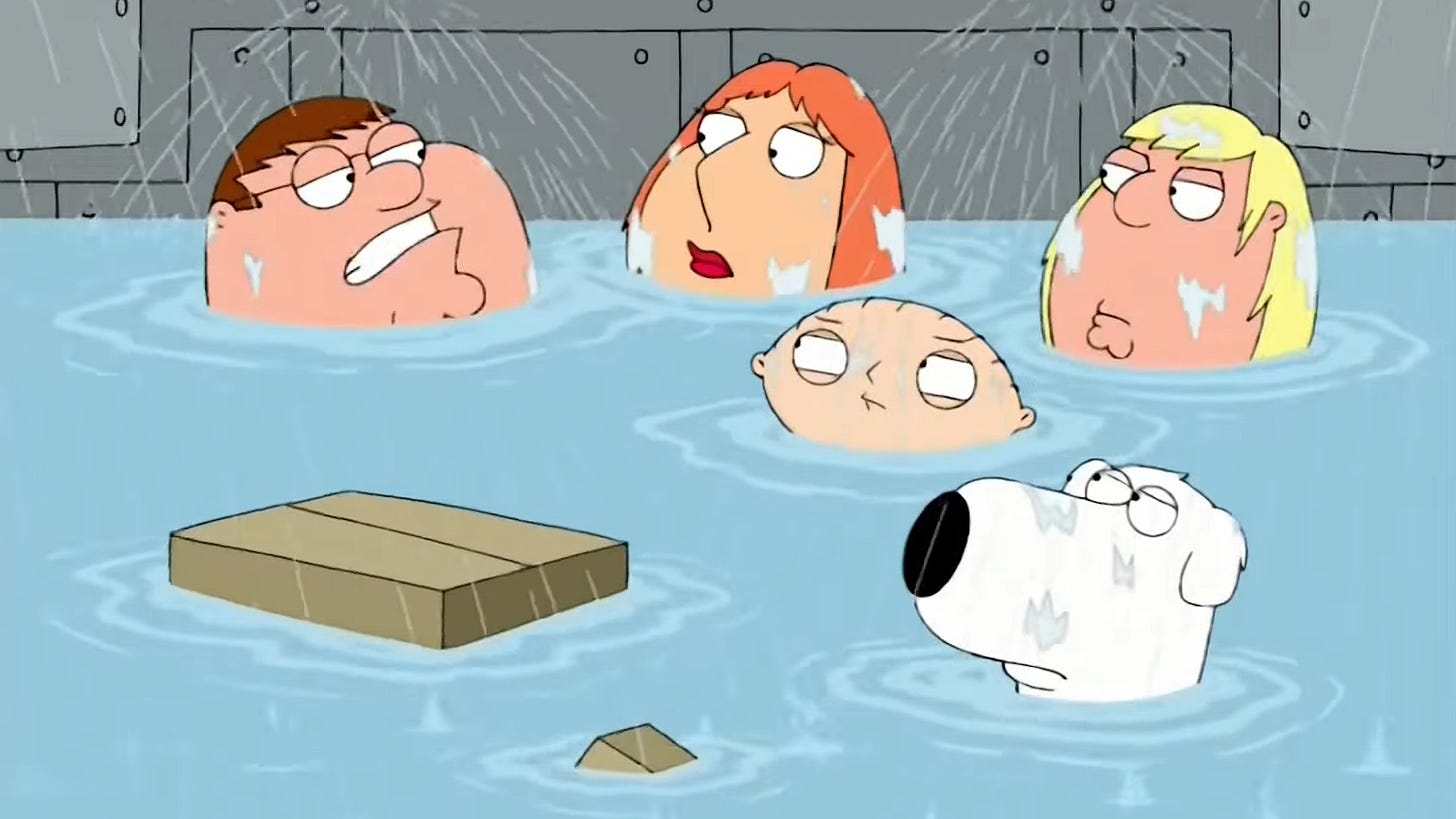 Peter Griffin's Drowning Confession / "I Did Not Care For X" | Know ...