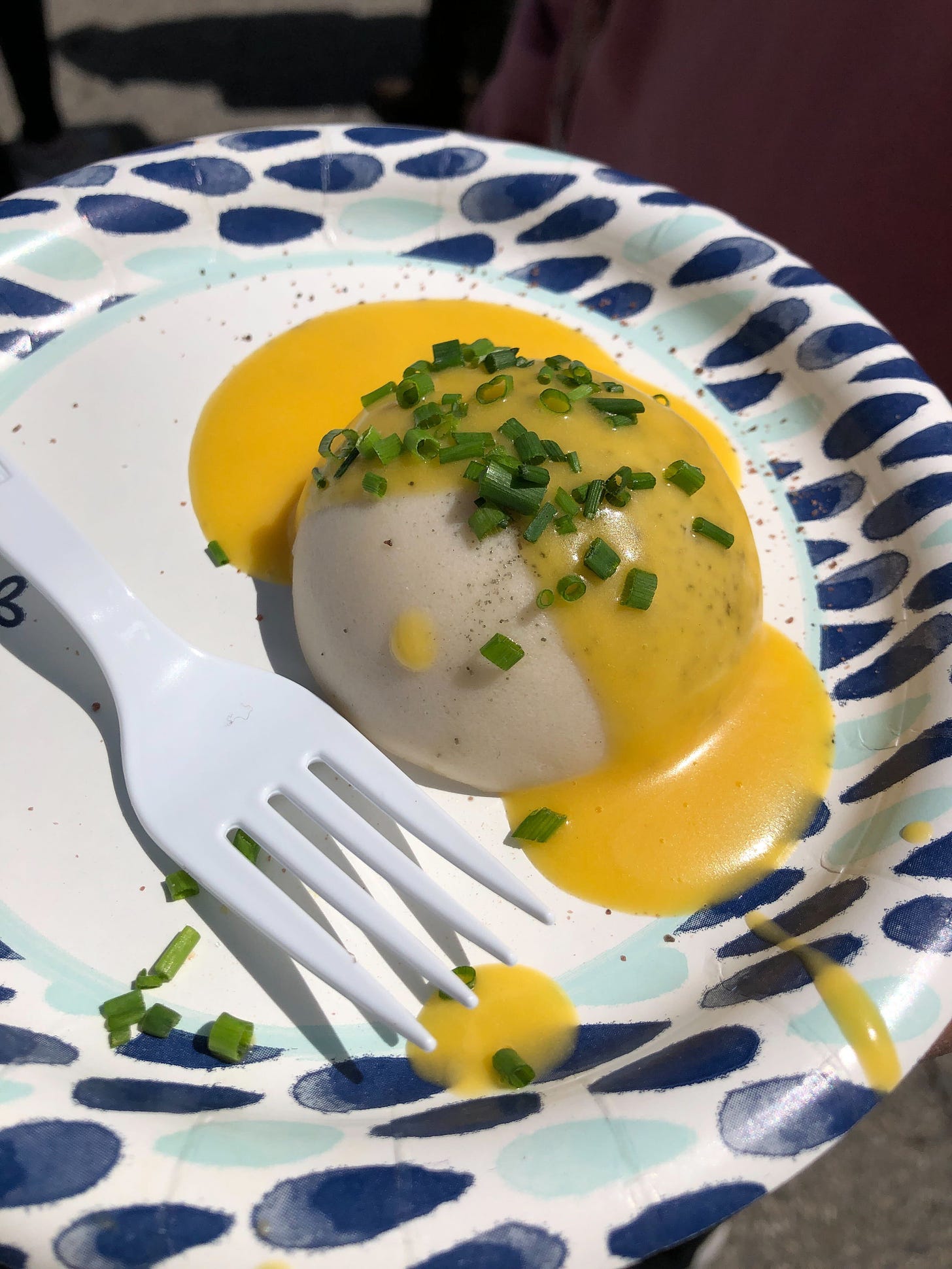vegan poached egg