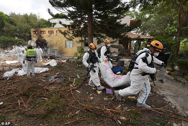At least 100 people were killed by Hamas terrorists in the early hours of Saturday morning
