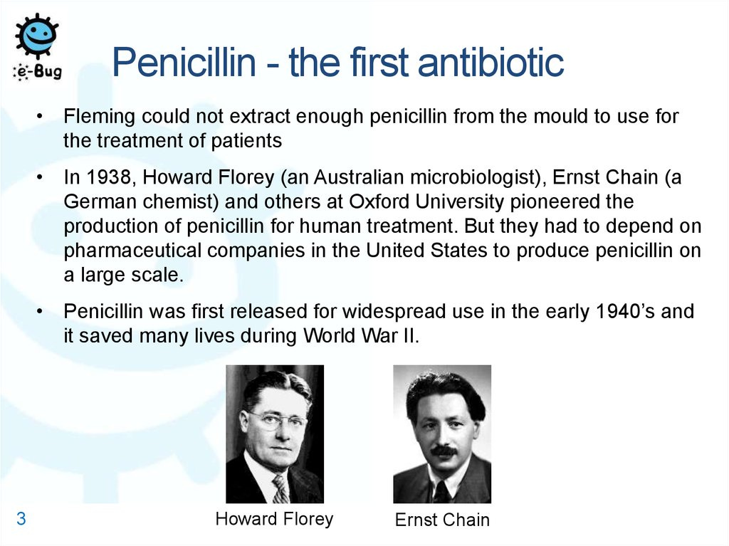 Discovery and development of antibiotics - online presentation