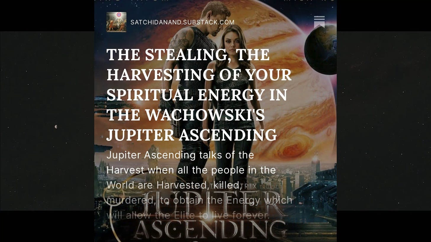 Jupiter Ascending - Stealing your Spiritual Energy