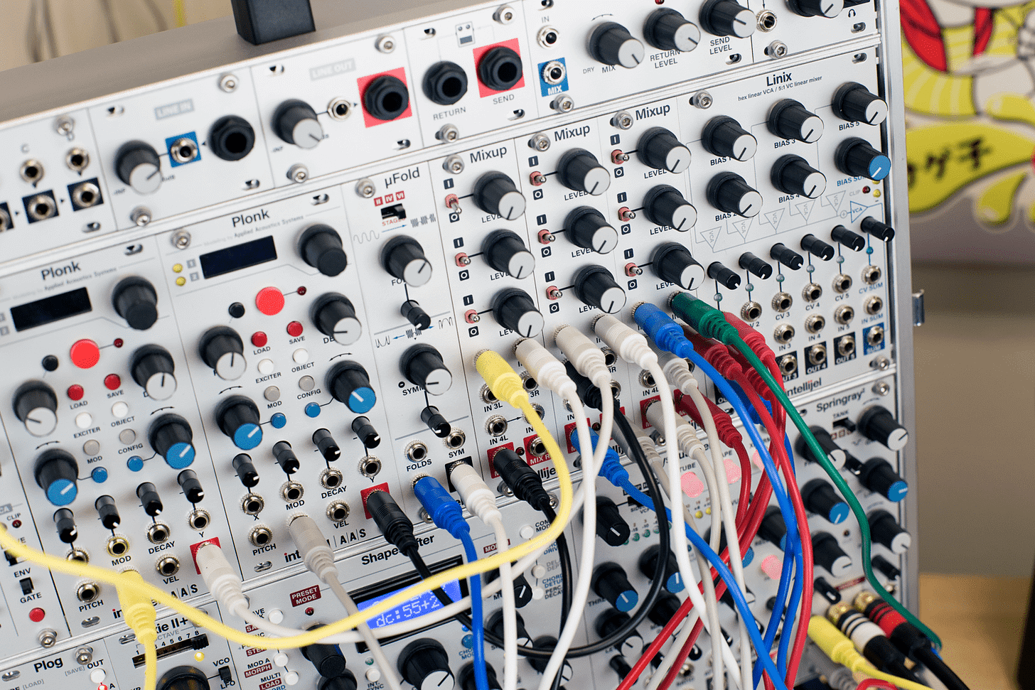 Eurorack synthesizers are assembled by user using modules (Credit: intellijel.com)