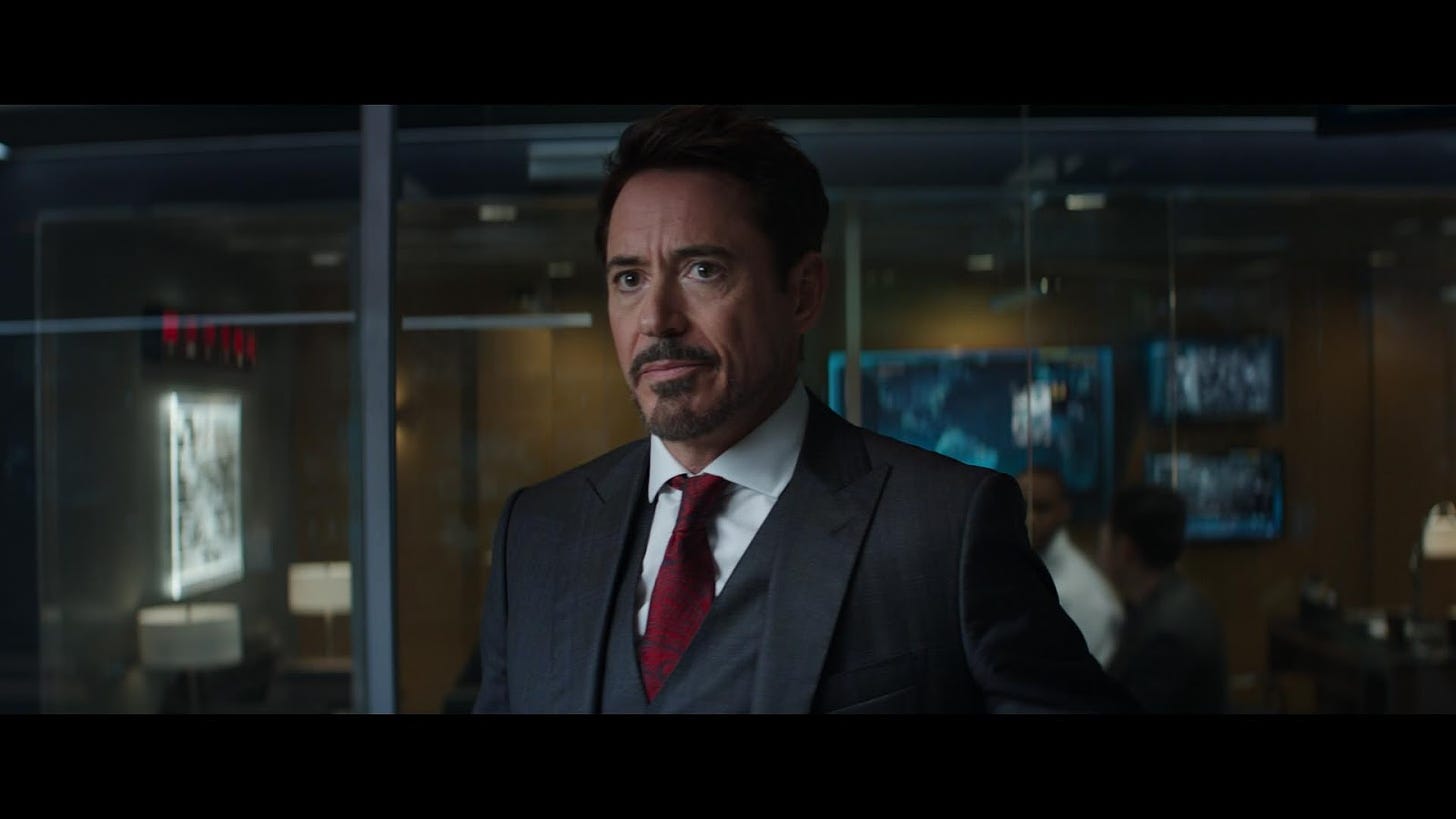 Captain America: Civil War -- Are Tony Stark's suits actually from Tom ...