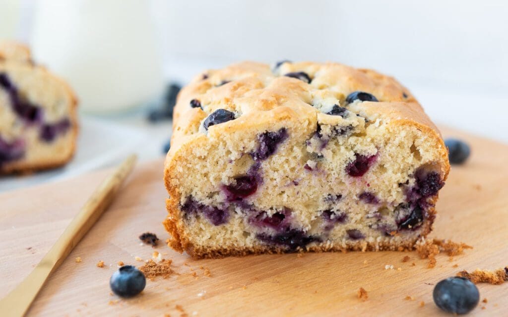 Gluten Free Blueberry Loaf Bread