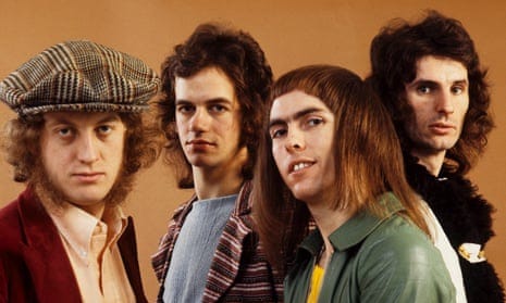 Hit makers … from left: Noddy Holder, Jim Lea, Dave Hill and Don Powell of Slade, in 1971.