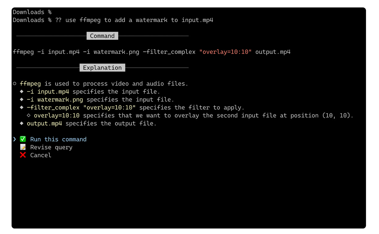 Copilot for the command line interface (CLI) Let’s be real: even the most proficient programmers sometimes forget the syntax of many commands.
