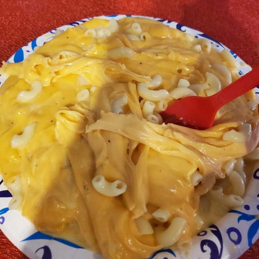 just awful looking mac and cheese