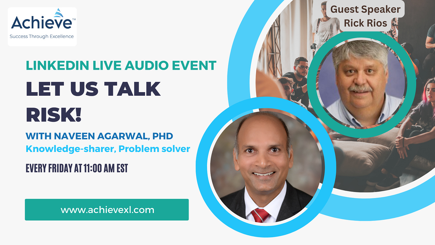 Let's Talk Risk! with Dr. Naveen Agarwal