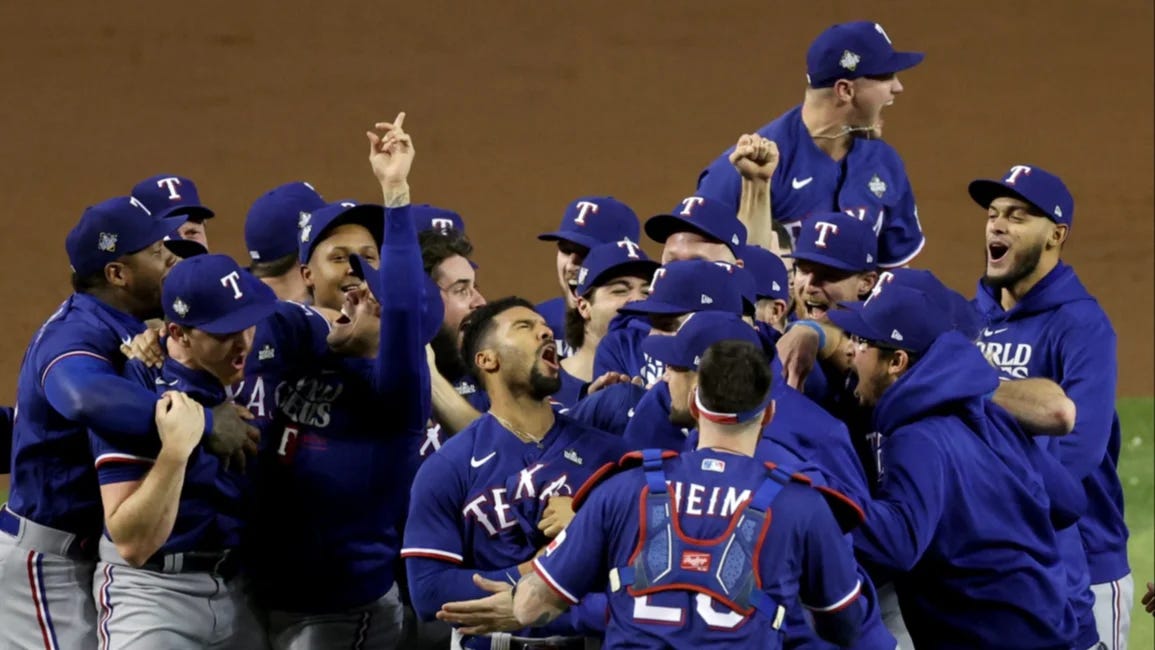 MLB: ¡Los Rangers de Texas se consagran campeones de la Serie Mundial!