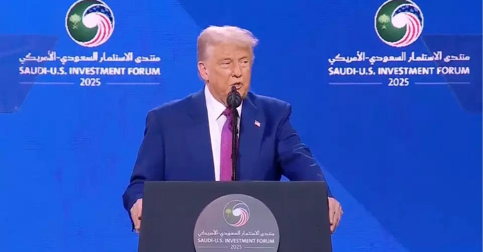 Trump's Riyadh Reckoning: Declares end to nation-building, unveils global Trump Doctrine: peace through strength and deals over wars.