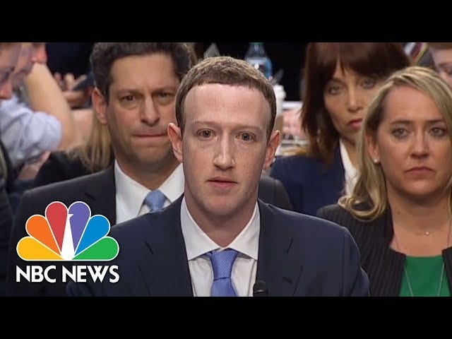 I'm Sorry': Facebook CEO Mark Zuckerberg Delivers Opening Statement At  Senate Hearing | NBC News - YouTube