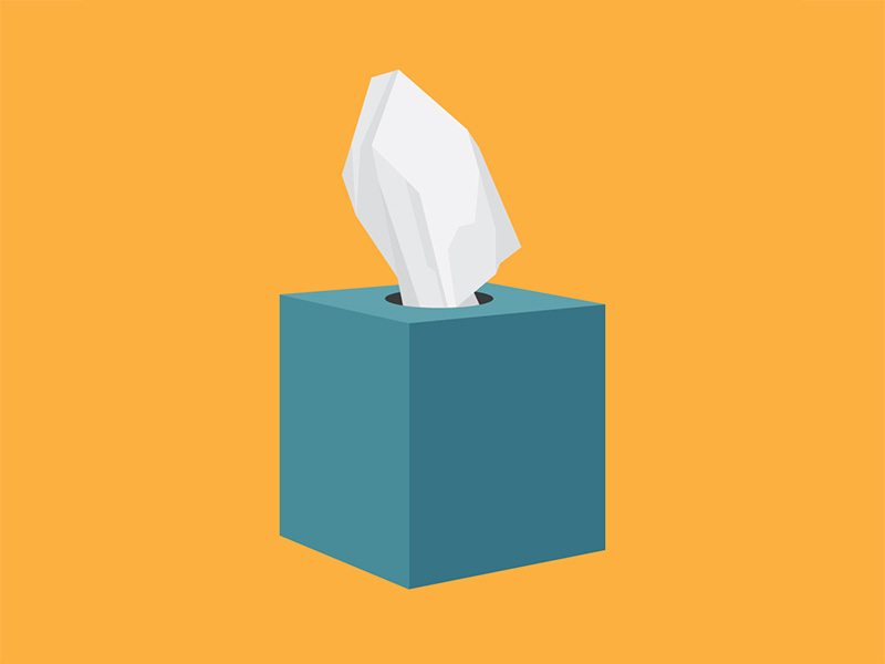 Tissue box by Arielle Weiler on Dribbble