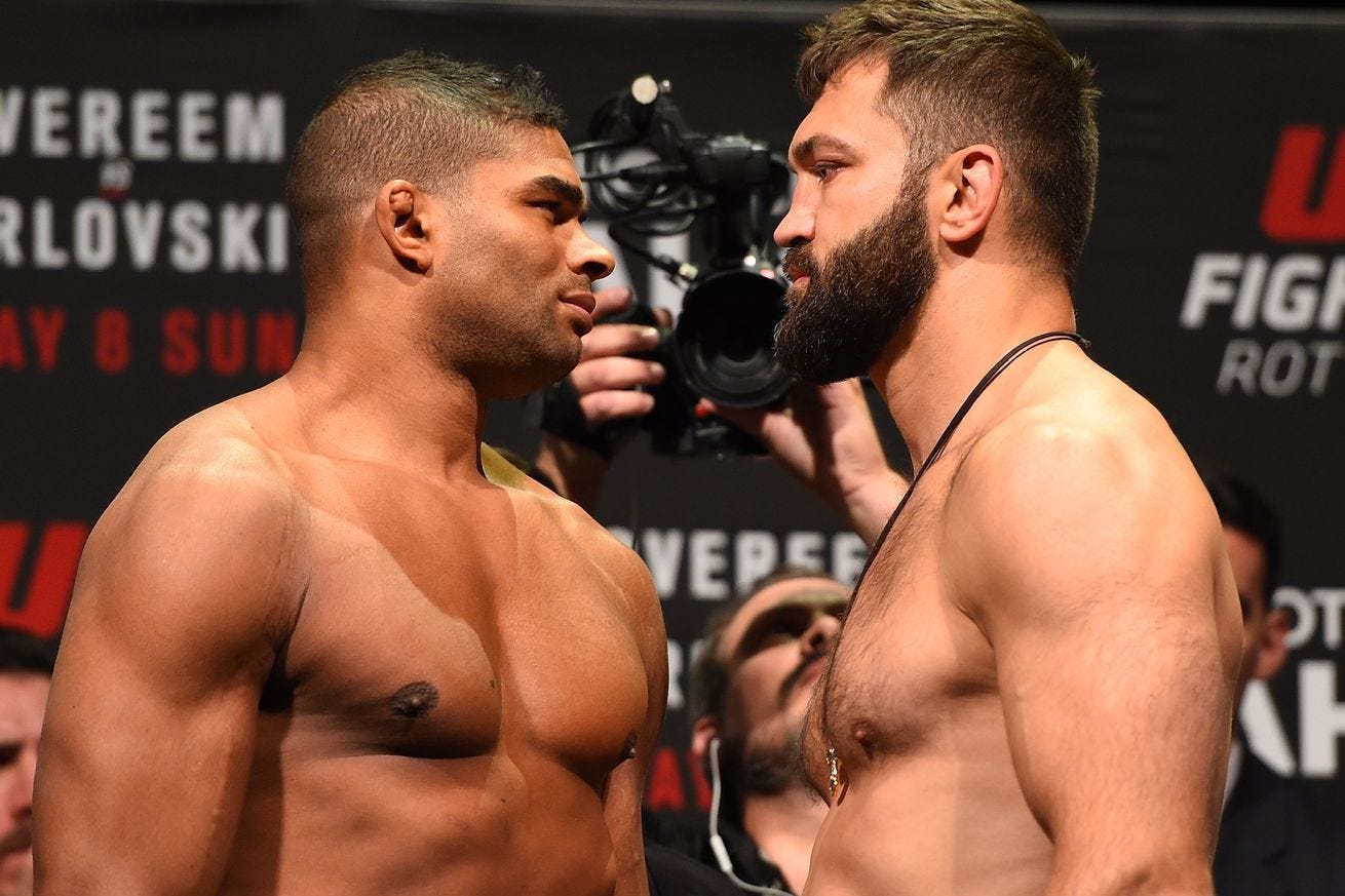 mma weekly overeem takes out arlovski and struve vs bigfoot silva 2016 images