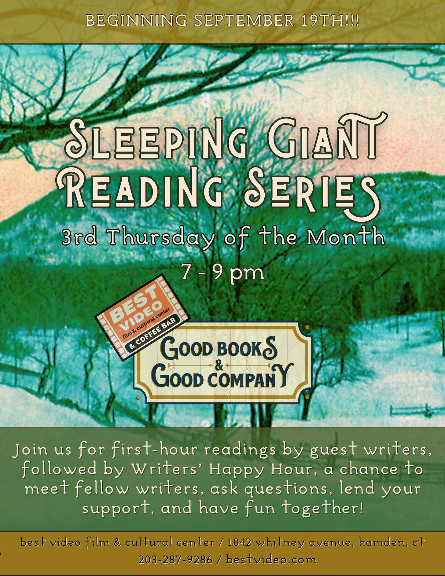 NEW! Sleeping Giant Reading Series