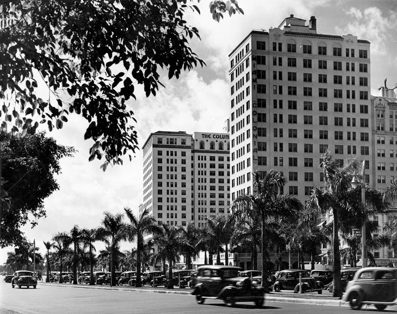  Figure 4: Miami Colonial Hotel on Biscayne Boulevard in 1931