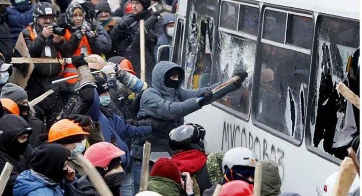 Противостояние на Грушевского 19 января 2014 года. Как это было - Новости  bigmir)net