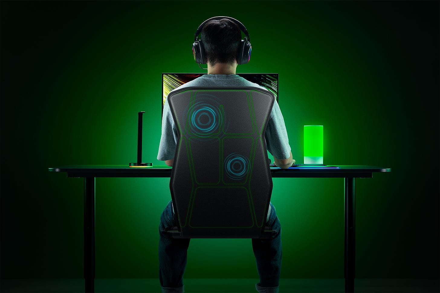 Razer Freyja haptic gaming cushion