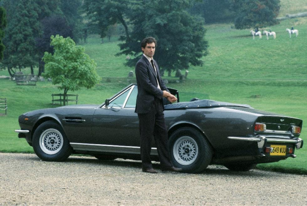 Aston Martin V8 Vantage Volante james bond cars