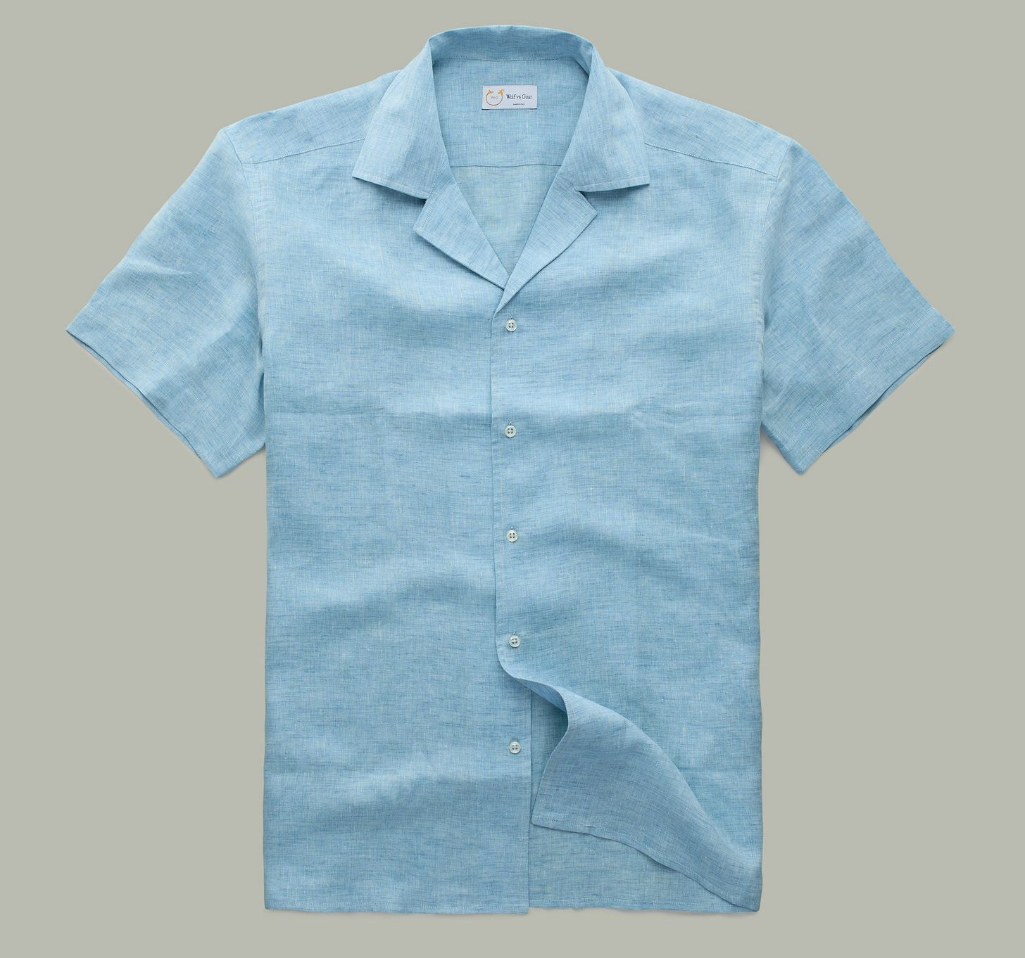 Linen Bowling Shirt Mare – Wolf vs Goat
