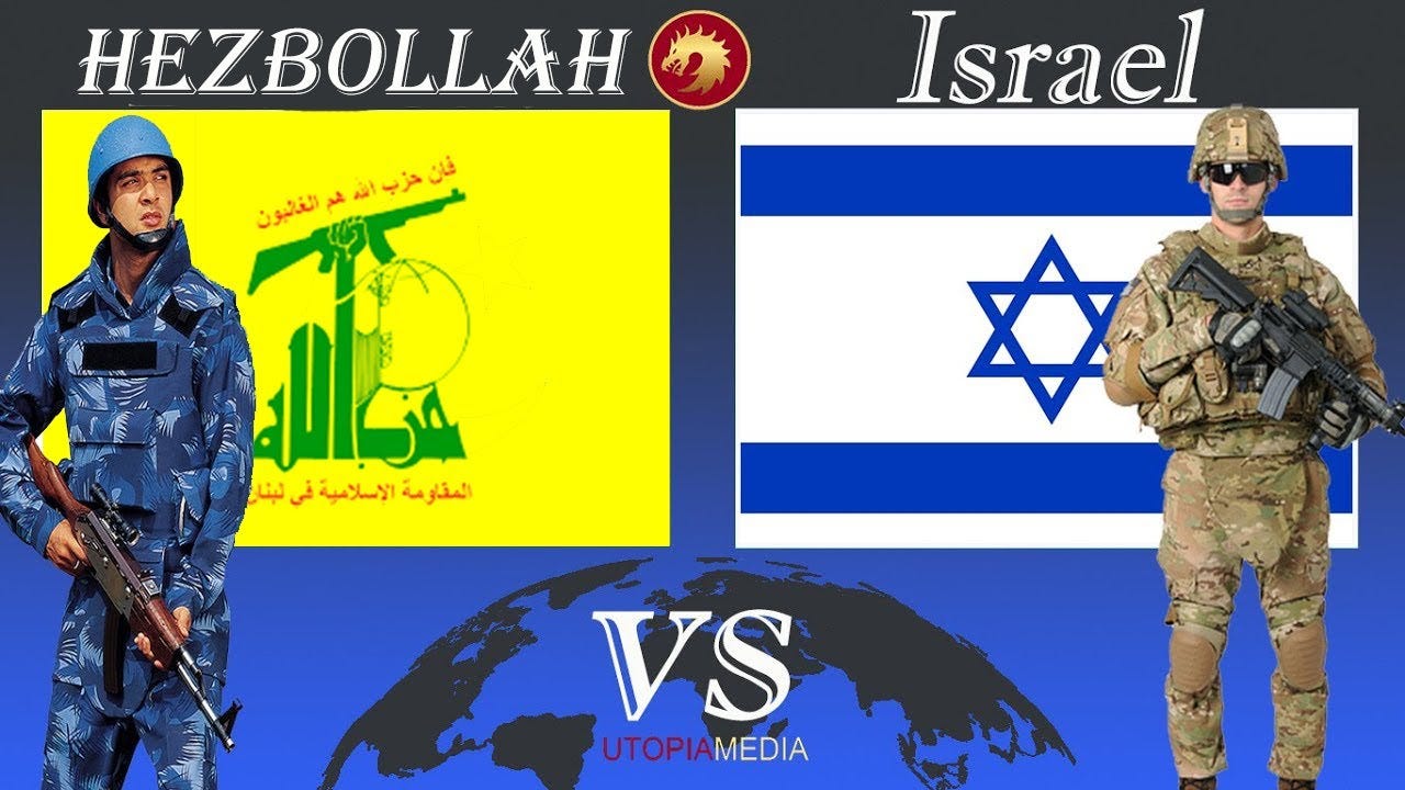 HEZBOLLAH vs ISRAEL military power comparison - YouTube