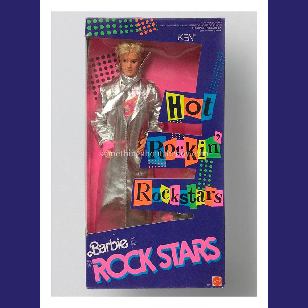 Hot Rockin Rockstars Ken in his original 1990s box 