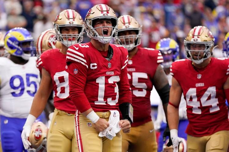 Brock Purdy heads into second Thursday night game for 49ers in better  health | Associated Press | heraldandnews.com