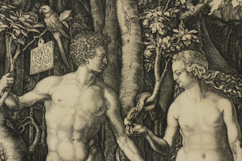 Albrecht Durer - Adam and Eve - Capsule Auctions