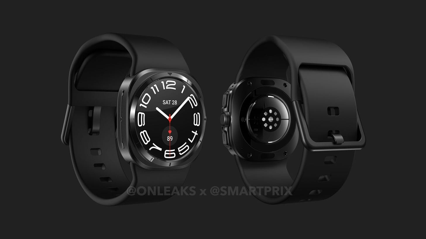 Galaxy Watch 7 Ultra : la montre connectée voudrait mettre un rond dans un  carré
