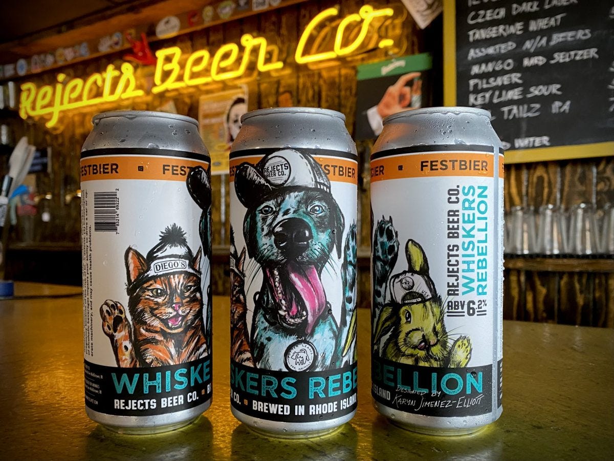 Craft Beer with a Cause: Rejects Beer Co. and Potter League for Animals unite for ‘Whiskers Rebellion’