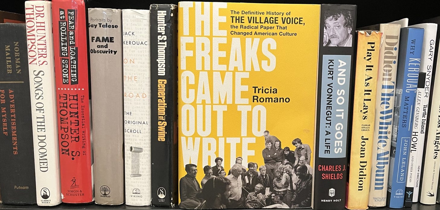 Photo of books on the counterculture