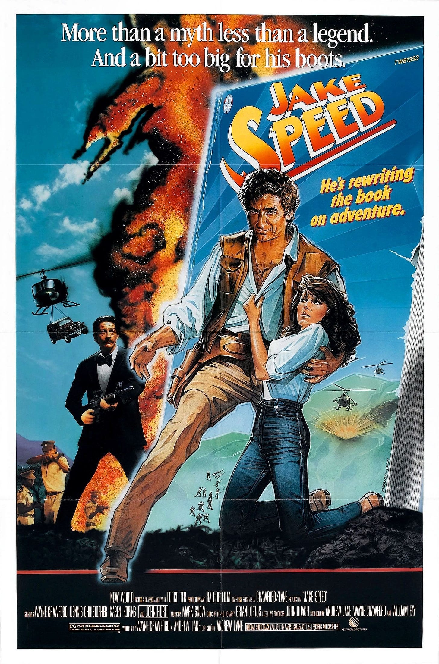 Jake Speed (1986) film poster