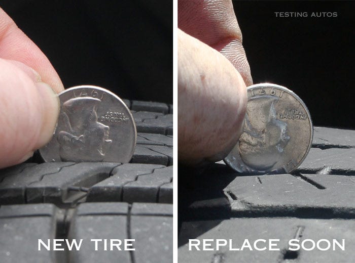 When should tires be replaced?