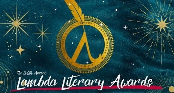 36th Annual Lambda Literary Awards logo