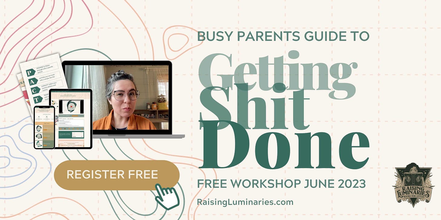 busy parents guide to getting shit done free workshop june 2023