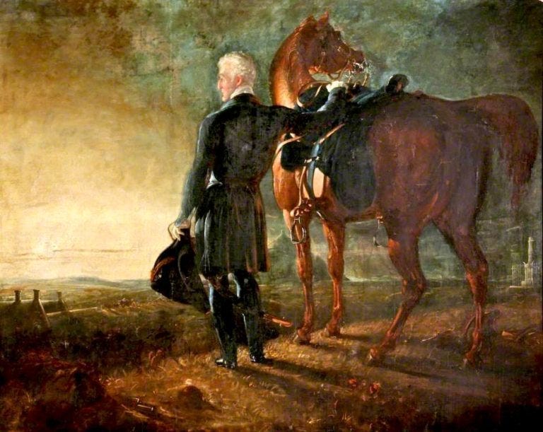 Wellington on the Field of Waterloo | Benjamin Robert Haydon | oil painting