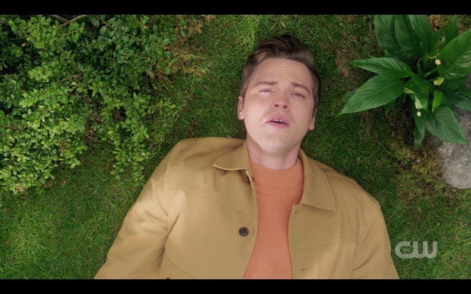 Jack falls to ground in Garden of Eden SPN 1513