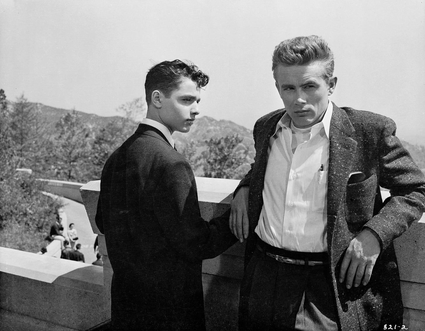 Sal Mineo and James Dean in Rebel Without a Cause (1955)