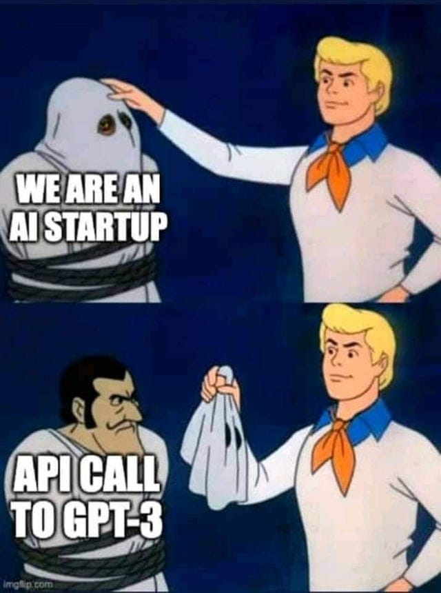 We are an AI startup : r/ProgrammerHumor
