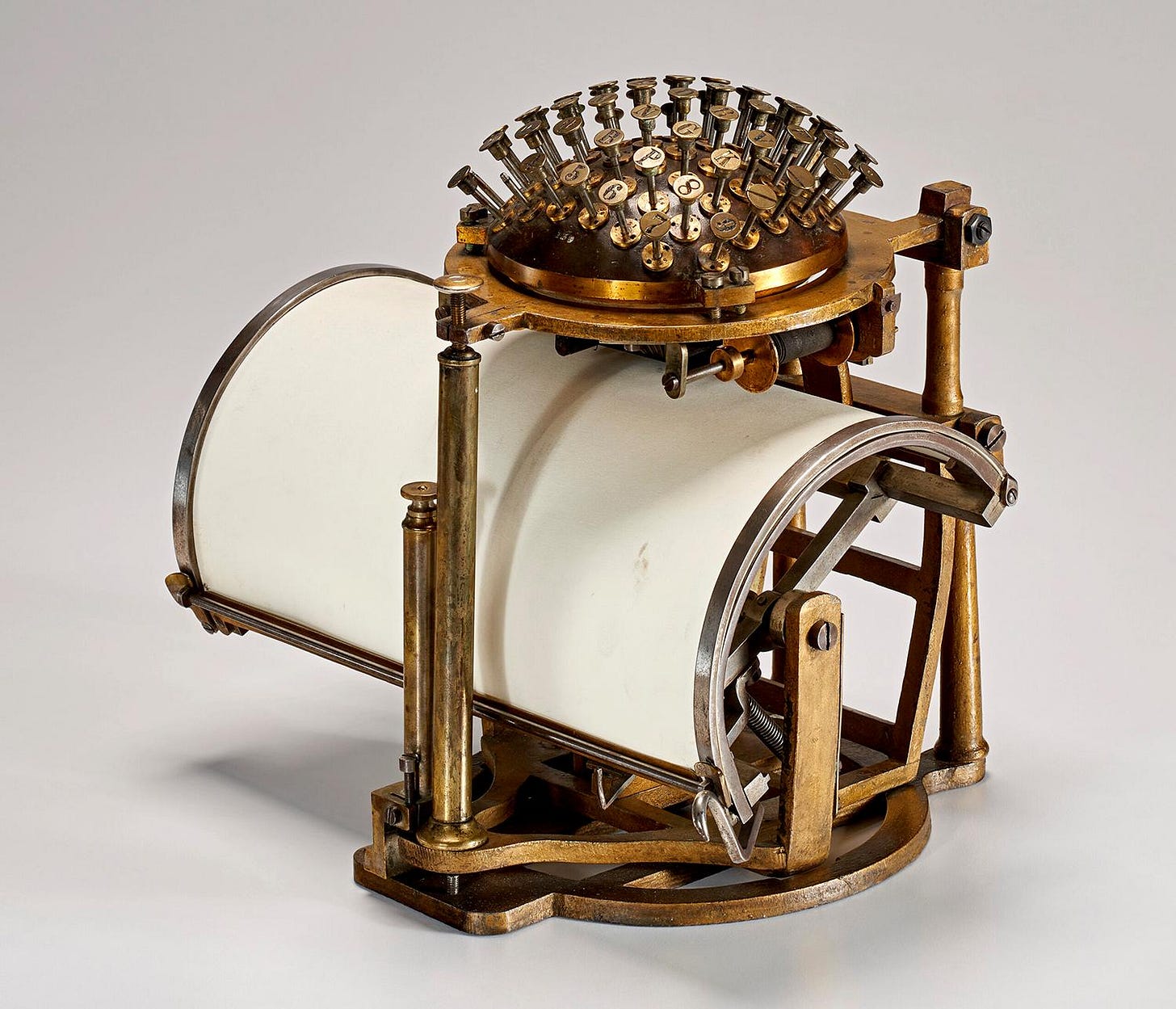 The world's first typewriter is for sale.